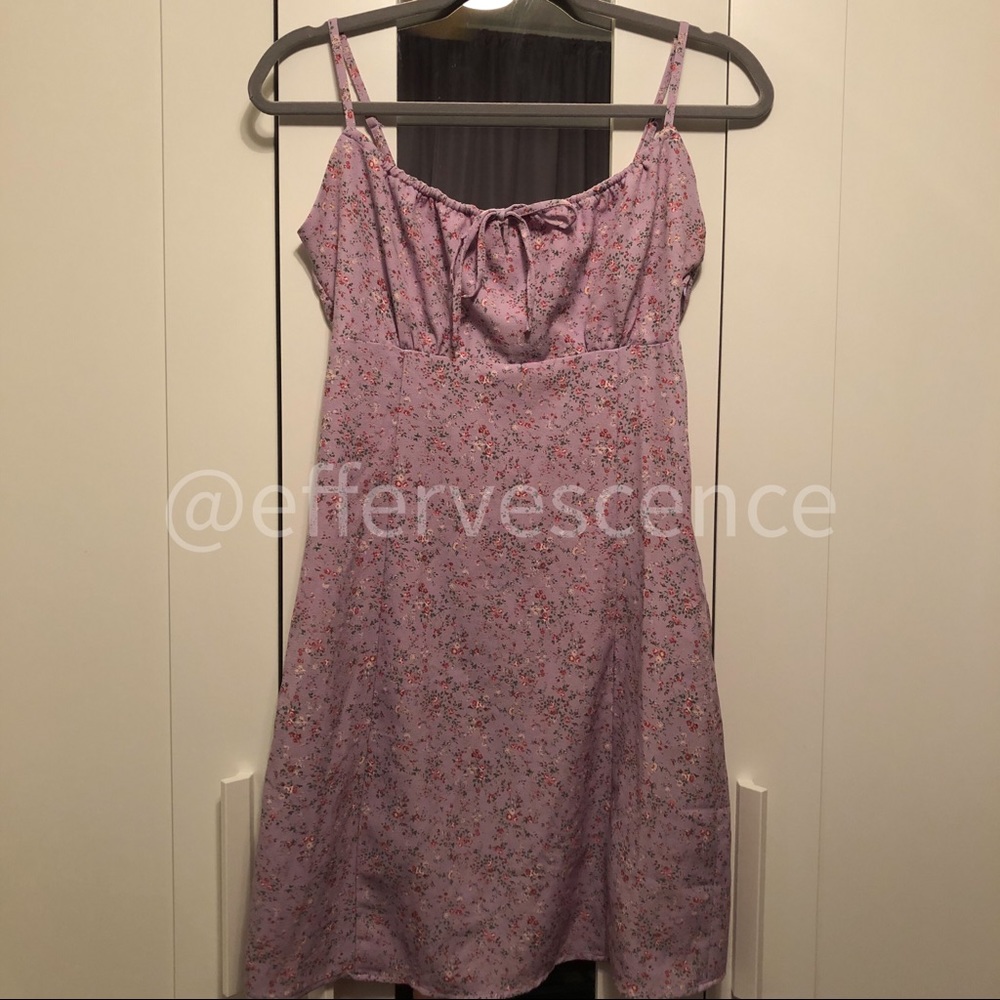 NWT Brandy Melville Purple Floral Jennifer Dress